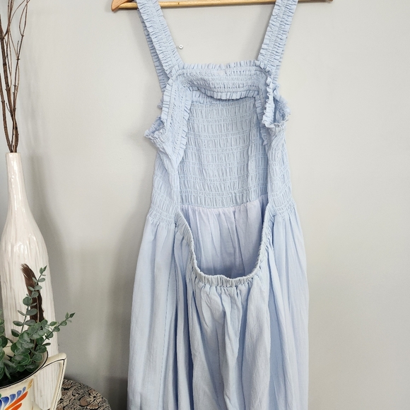 H&M Open Back Sky Blue Dress - Picture 4 of 8